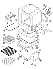 04 - Oven / Base parts for Maytag Range MGS5870ADA from AppliancePartsPros.com