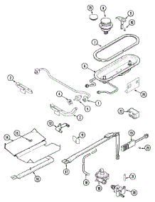 03 - Gas Controls parts for Maytag Range MGS5870ADQ from AppliancePartsPros.com