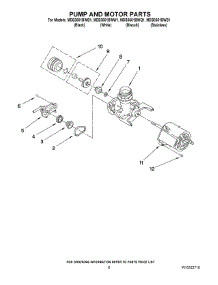 05 - Pump And Motor Parts parts for Maytag Dishwasher MDB3601BWB1 from AppliancePartsPros.com