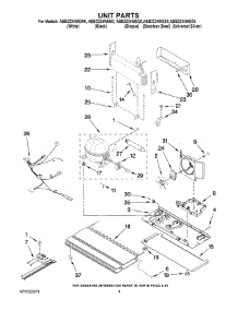06 - Unit Parts parts for Maytag Refrigerator ABB2224WES0 from AppliancePartsPros.com