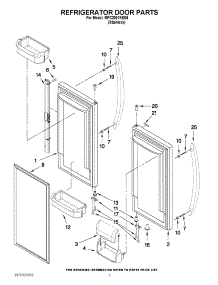 04 - Refrigerator Door Parts parts for Maytag Refrigerator MFC2061KES6 from AppliancePartsPros.com