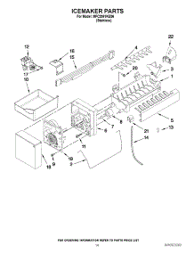 08 - Icemaker Parts parts for Maytag Refrigerator MFC2061KES6 from AppliancePartsPros.com
