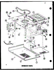 02 - Interior Parts parts for Amana Microwave ML-3 / P7450201M from AppliancePartsPros.com