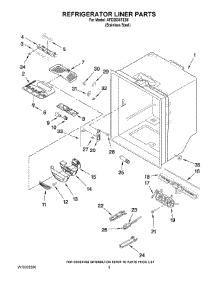 03 - Refrigerator Liner Parts parts for Maytag Refrigerator AFD2535FES6 from AppliancePartsPros.com