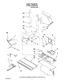 05 - Unit Parts parts for Maytag Refrigerator AFD2535FES6 from AppliancePartsPros.com