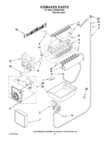 07 - Icemaker Parts parts for Maytag Refrigerator AFD2535FES6 from AppliancePartsPros.com
