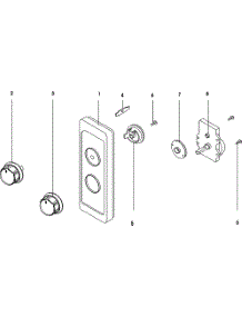 02 - Control Panel parts for Amana Microwave MLD510D / P1331007M from AppliancePartsPros.com