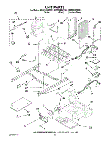 11 - Unit Parts parts for Maytag Refrigerator MSD2553WEB01 from AppliancePartsPros.com