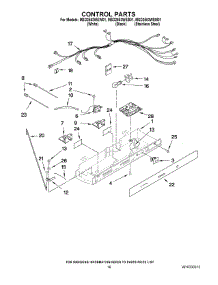 10 - Control Parts parts for Maytag Refrigerator MSD2553WEM01 from AppliancePartsPros.com