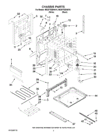 03 - Chassis Parts parts for Maytag Range MES5752BAW15 from AppliancePartsPros.com