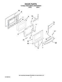 04 - Door Parts parts for Maytag Range MES5752BAB15 from AppliancePartsPros.com
