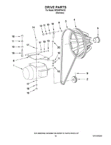 09 - Drive Parts parts for Maytag Washer MFS55PNAVS from AppliancePartsPros.com