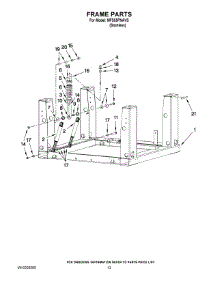 10 - Frame Parts parts for Maytag Washer MFS55PNAVS from AppliancePartsPros.com