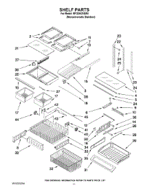 06 - Shelf Parts parts for Maytag Refrigerator MFD2562VEM4 from AppliancePartsPros.com