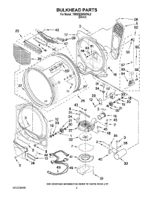 03 - Bulkhead Parts parts for Maytag Dryer 7MMGDB850WL0 from AppliancePartsPros.com