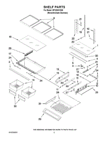 03 - Shelf Parts parts for Maytag Refrigerator MFI2269VEM3 from AppliancePartsPros.com