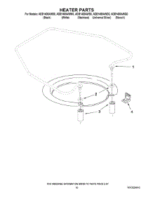 08 - Heater Parts parts for Maytag Dishwasher ADB1400AWB0 from AppliancePartsPros.com