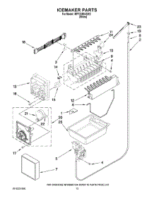 08 - Icemaker Parts parts for Maytag Refrigerator MFF2258VEW2 from AppliancePartsPros.com