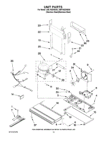 07 - Unit Parts parts for Maytag Refrigerator ABR192ZWES0 from AppliancePartsPros.com