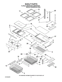 06 - Shelf Parts parts for Maytag Refrigerator GB2526LEKS6 from AppliancePartsPros.com