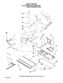 07 - Unit Parts parts for Maytag Refrigerator GB2526REKS6 from AppliancePartsPros.com