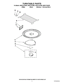 05 - Turntable Parts parts for Maytag Microwave AMV2174VAW2 from AppliancePartsPros.com