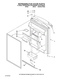 04 - Refrigerator Door Parts parts for Maytag Refrigerator MTB1954EEB03 from AppliancePartsPros.com