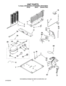 05 - Unit Parts parts for Maytag Refrigerator MTB1954EES03 from AppliancePartsPros.com