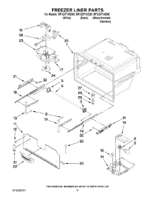 06 - Freezer Liner Parts parts for Maytag Refrigerator MFX2571XEW0 from AppliancePartsPros.com