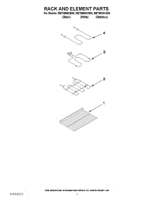 06 - Rack And Element Parts parts for Maytag Range MET8665XW00 from AppliancePartsPros.com