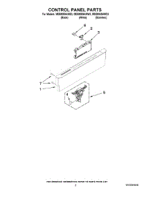 02 - Control Panel Parts parts for Maytag Dishwasher MDB8959AWB3 from AppliancePartsPros.com