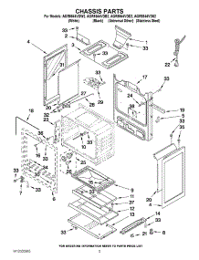 04 - Chassis Parts parts for Maytag Range AGR5844VDD2 from AppliancePartsPros.com