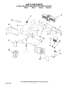 04 - Air Flow Parts parts for Maytag Microwave MMV4203WQ0 from AppliancePartsPros.com