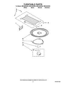 05 - Turntable Parts parts for Maytag Microwave MMV4203WS0 from AppliancePartsPros.com