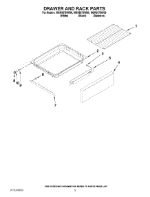 06 - Drawer And Rack Parts parts for Maytag Range MGR8875WW0 from AppliancePartsPros.com