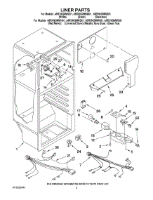03 - Liner Parts parts for Maytag Refrigerator A8RXNGMWH01 from AppliancePartsPros.com