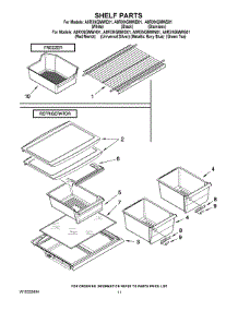 06 - Shelf Parts parts for Maytag Refrigerator A8RXNGMWD01 from AppliancePartsPros.com