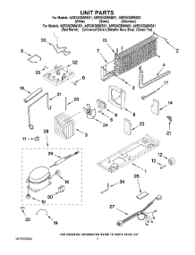04 - Unit Parts parts for Maytag Refrigerator A8RXNGMWG01 from AppliancePartsPros.com