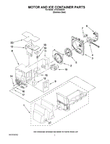 04 - Motor And Ice Container Parts parts for Maytag Refrigerator AFI2538AES6 from AppliancePartsPros.com