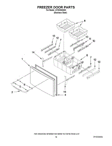 09 - Freezer Door Parts parts for Maytag Refrigerator AFI2538AES6 from AppliancePartsPros.com