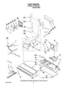 10 - Unit Parts parts for Maytag Refrigerator AFI2538AES6 from AppliancePartsPros.com