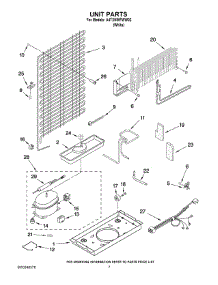 04 - Unit Parts parts for Maytag Refrigerator A4TXNWFWW02 from AppliancePartsPros.com