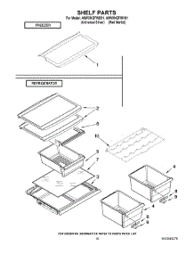 06 - Shelf Parts parts for Maytag Refrigerator A8WXNGFWH01 from AppliancePartsPros.com