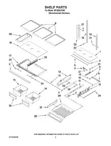 03 - Shelf Parts parts for Maytag Refrigerator MFI2569VEM3 from AppliancePartsPros.com