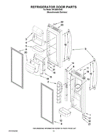 07 - Refrigerator Door Parts parts for Maytag Refrigerator MFI2569VEM3 from AppliancePartsPros.com