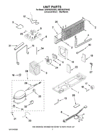 04 - Unit Parts parts for Maytag Refrigerator A8WXNGFWH02 from AppliancePartsPros.com