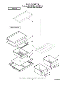 06 - Shelf Parts parts for Maytag Refrigerator A8WXNGFWH02 from AppliancePartsPros.com