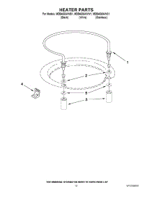 08 - Heater Parts parts for Maytag Dishwasher MDB4630AWB1 from AppliancePartsPros.com