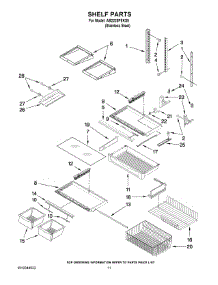 06 - Shelf Parts parts for Maytag Refrigerator AB2225PEKS8 from AppliancePartsPros.com