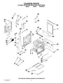 03 - Chassis Parts parts for Maytag Range MET8775XS00 from AppliancePartsPros.com